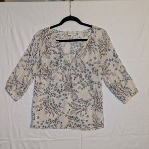 Lucy & Laurel 3/4 Sleeve Fitted Blouse